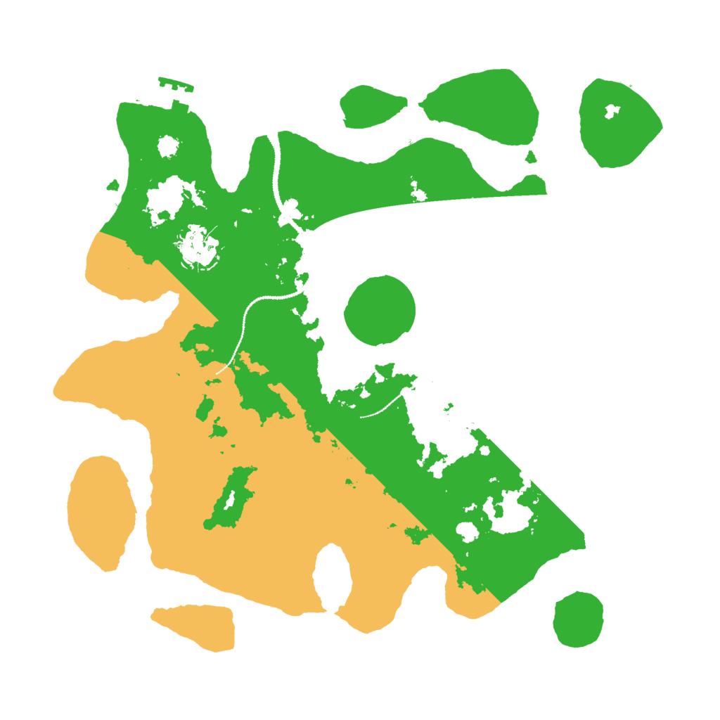 Biome Rust Map: Procedural Map, Size: 3000, Seed: 16471