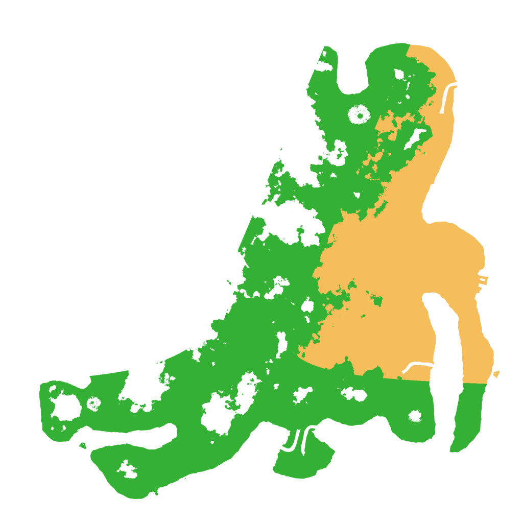 Biome Rust Map: Procedural Map, Size: 3850, Seed: 623438655