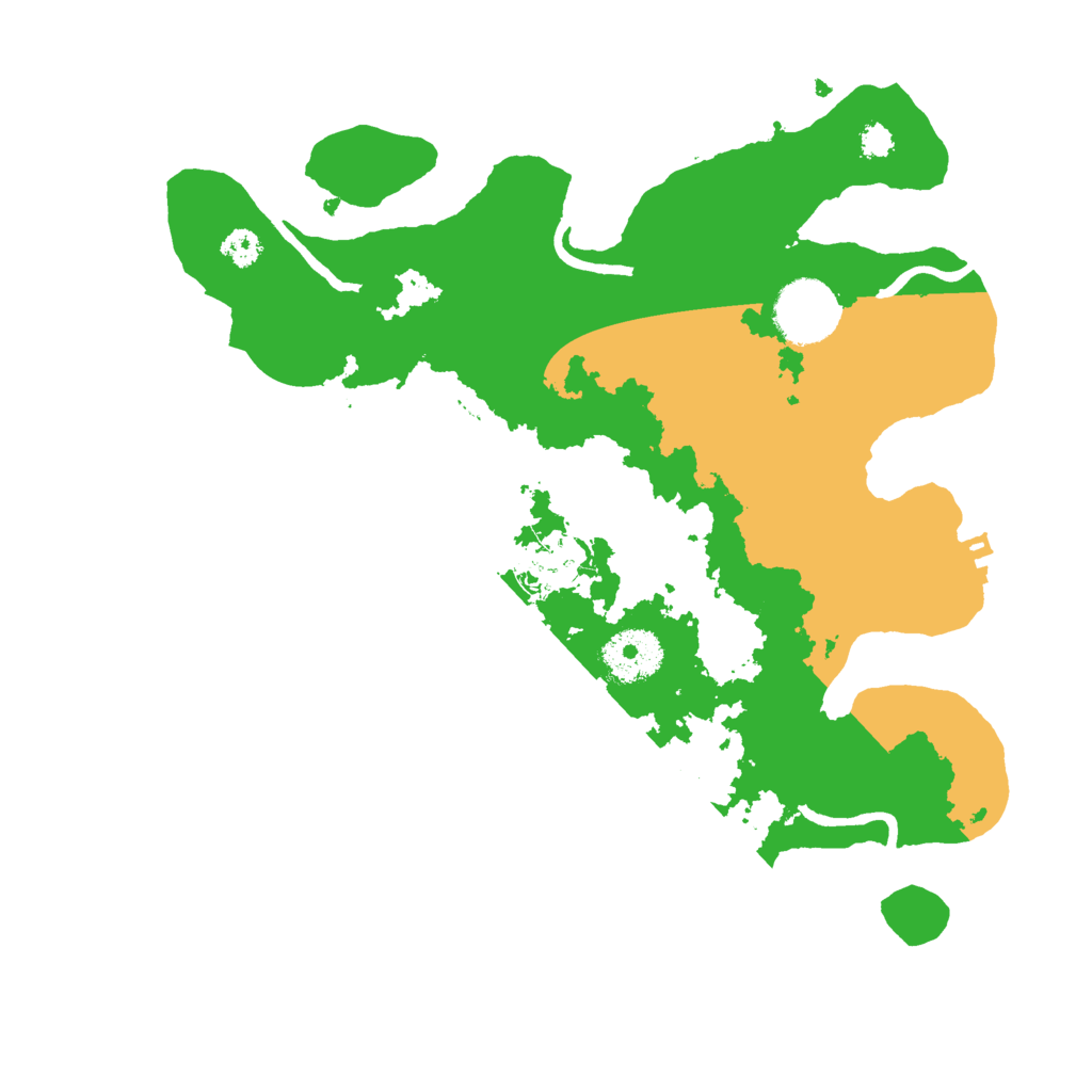 Biome Rust Map: Procedural Map, Size: 3000, Seed: 2434