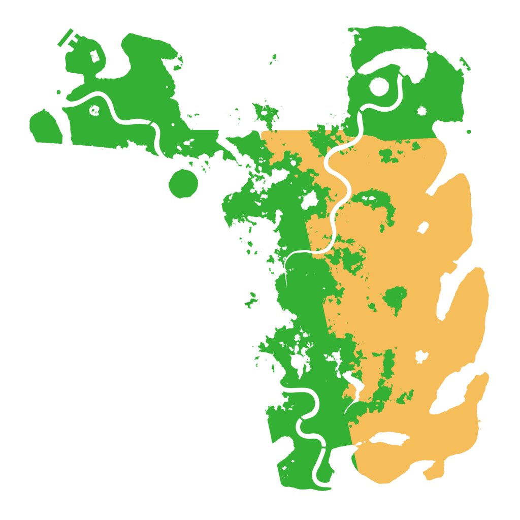 Biome Rust Map: Procedural Map, Size: 5000, Seed: 3038326