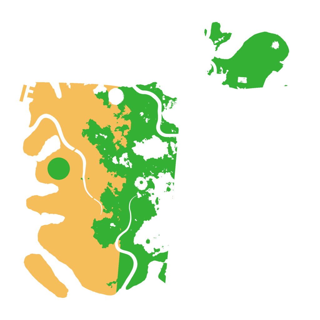 Biome Rust Map: Procedural Map, Size: 3800, Seed: 1971950248