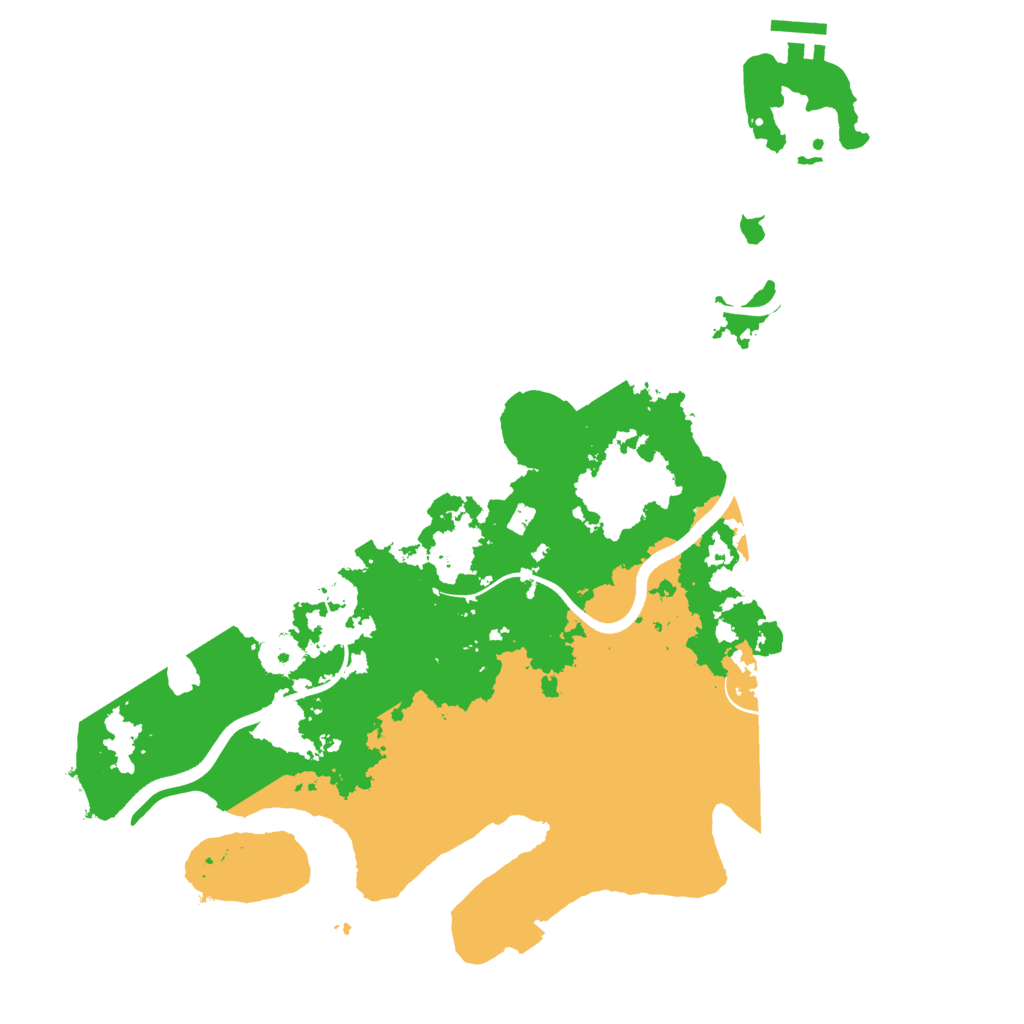 Biome Rust Map: Procedural Map, Size: 3700, Seed: 1307708384