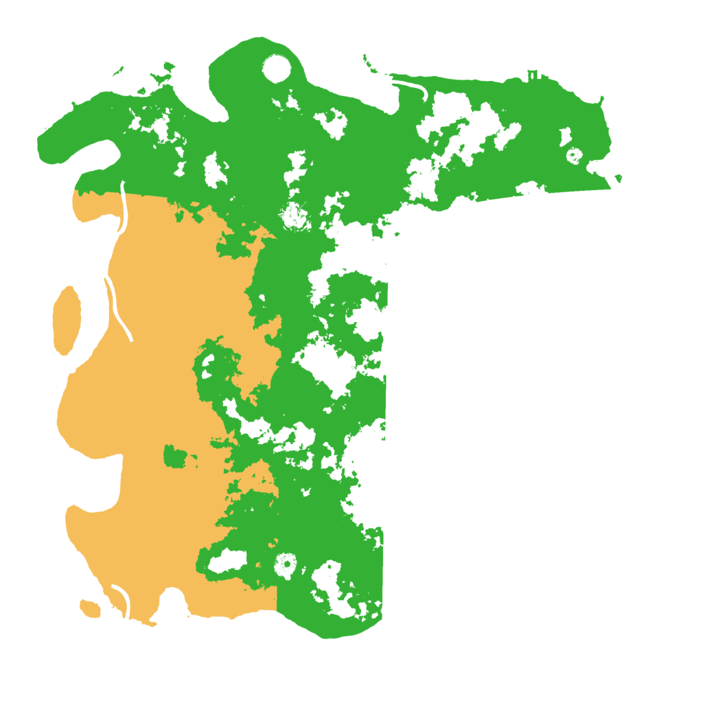 Biome Rust Map: Procedural Map, Size: 4500, Seed: 146365220