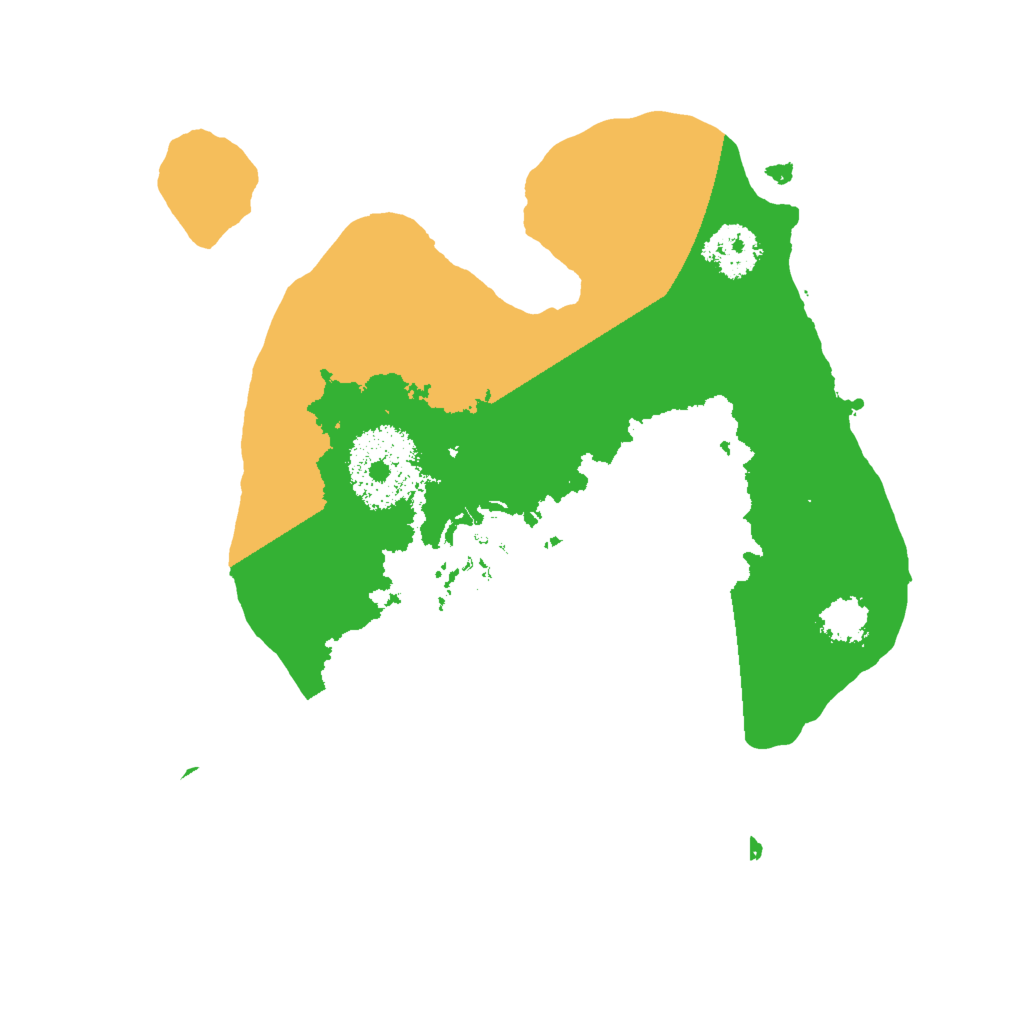 Biome Rust Map: Procedural Map, Size: 2000, Seed: 2288