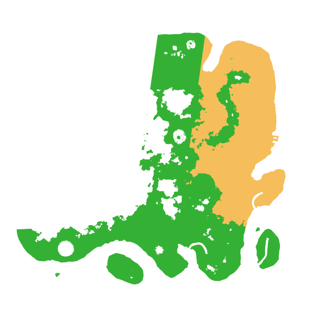 Biome Rust Map: Procedural Map, Size: 3500, Seed: 386754