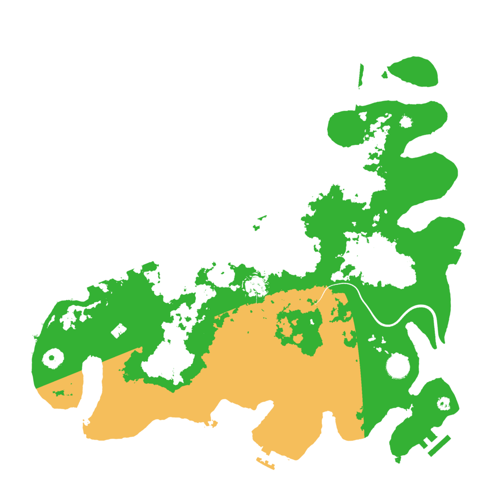 Biome Rust Map: Procedural Map, Size: 3700, Seed: 1908706678