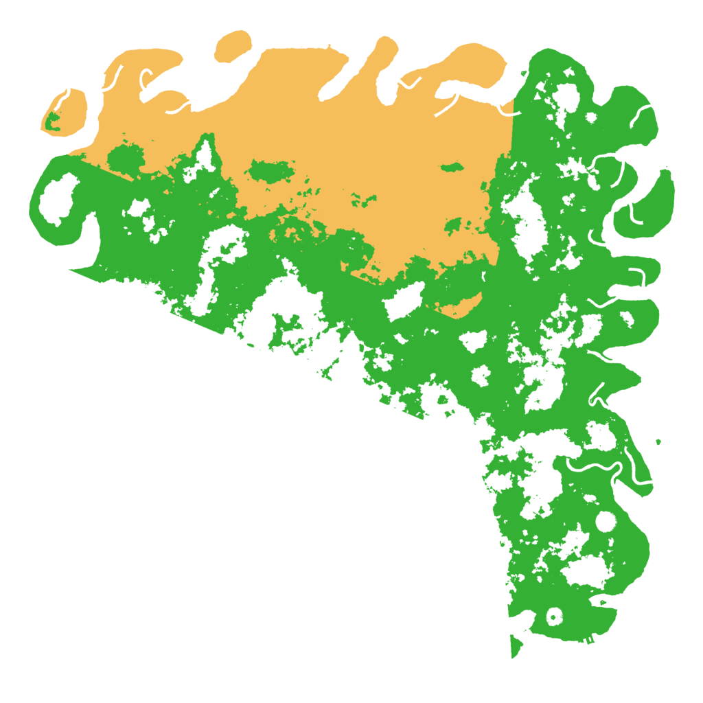Biome Rust Map: Procedural Map, Size: 6000, Seed: 23984092