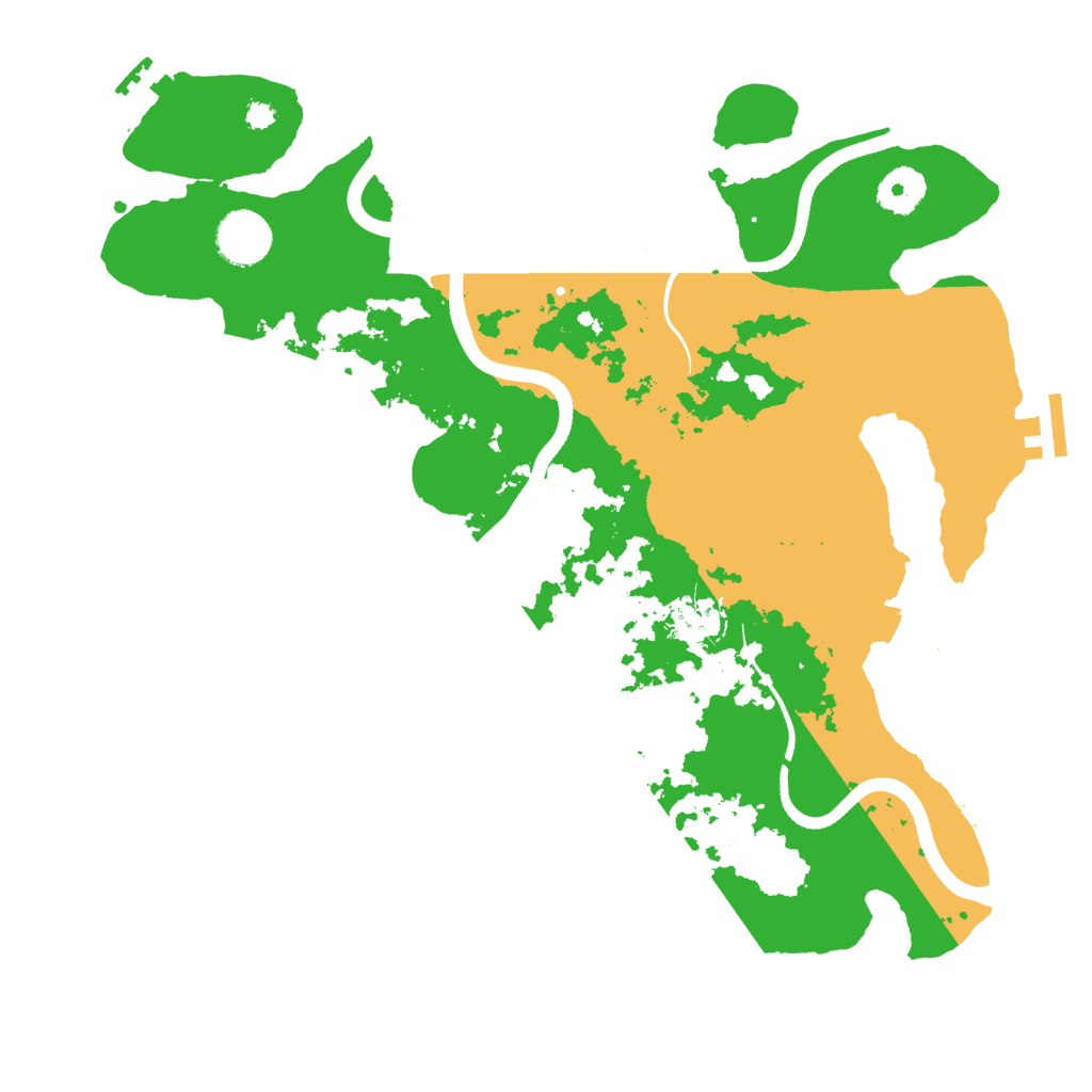 Biome Rust Map: Procedural Map, Size: 3500, Seed: 1674184101