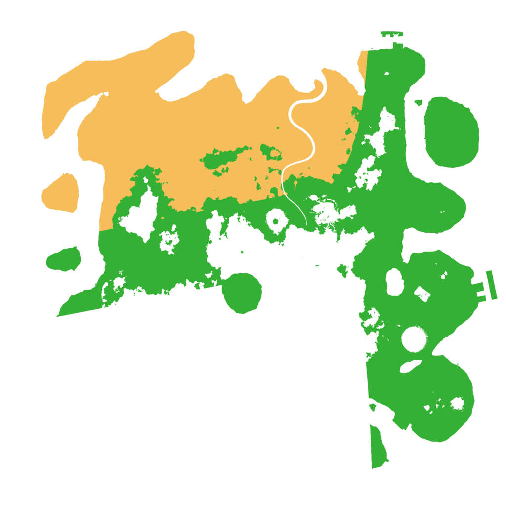 Biome Rust Map: Procedural Map, Size: 3500, Seed: 1854579935