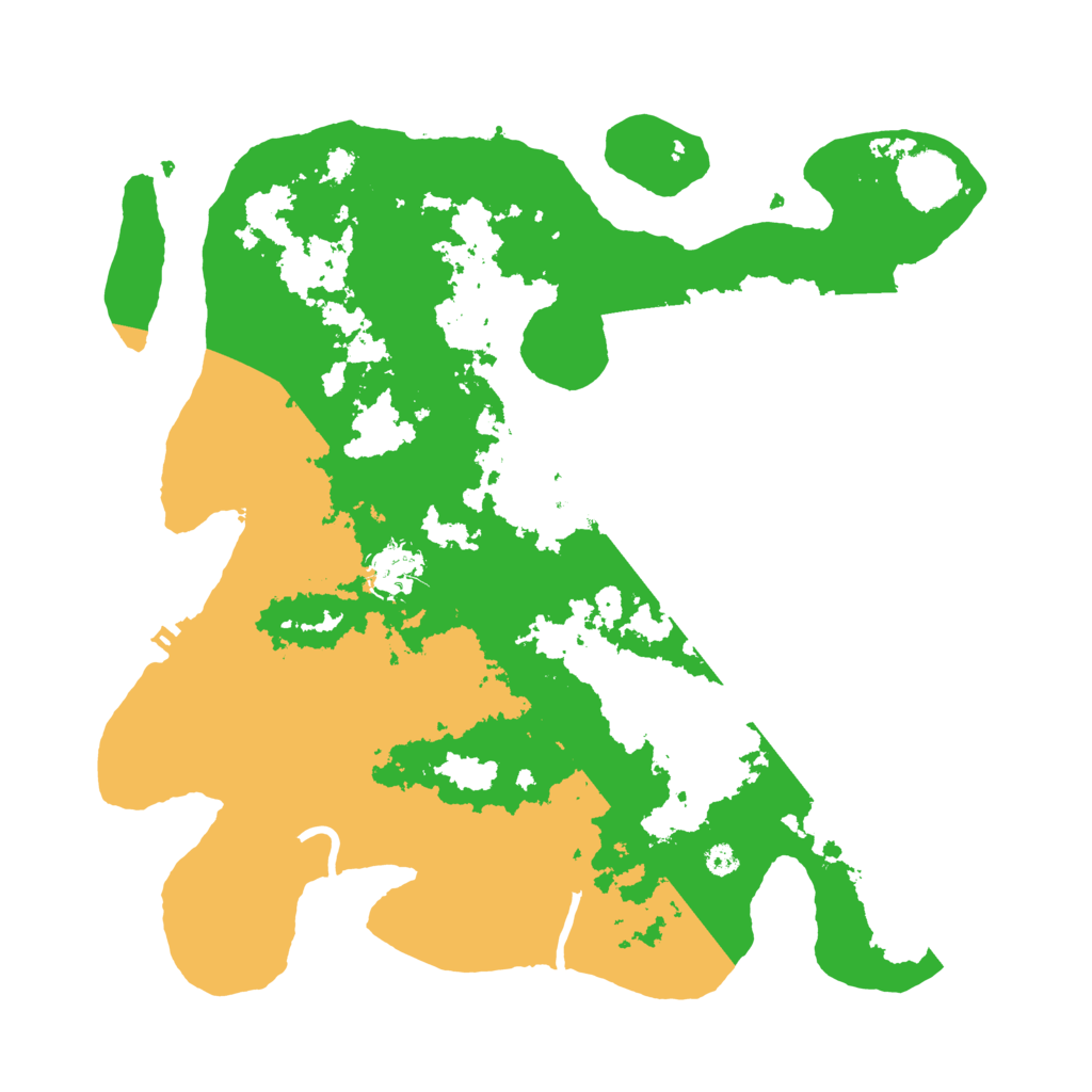 Biome Rust Map: Procedural Map, Size: 3500, Seed: 1615787134
