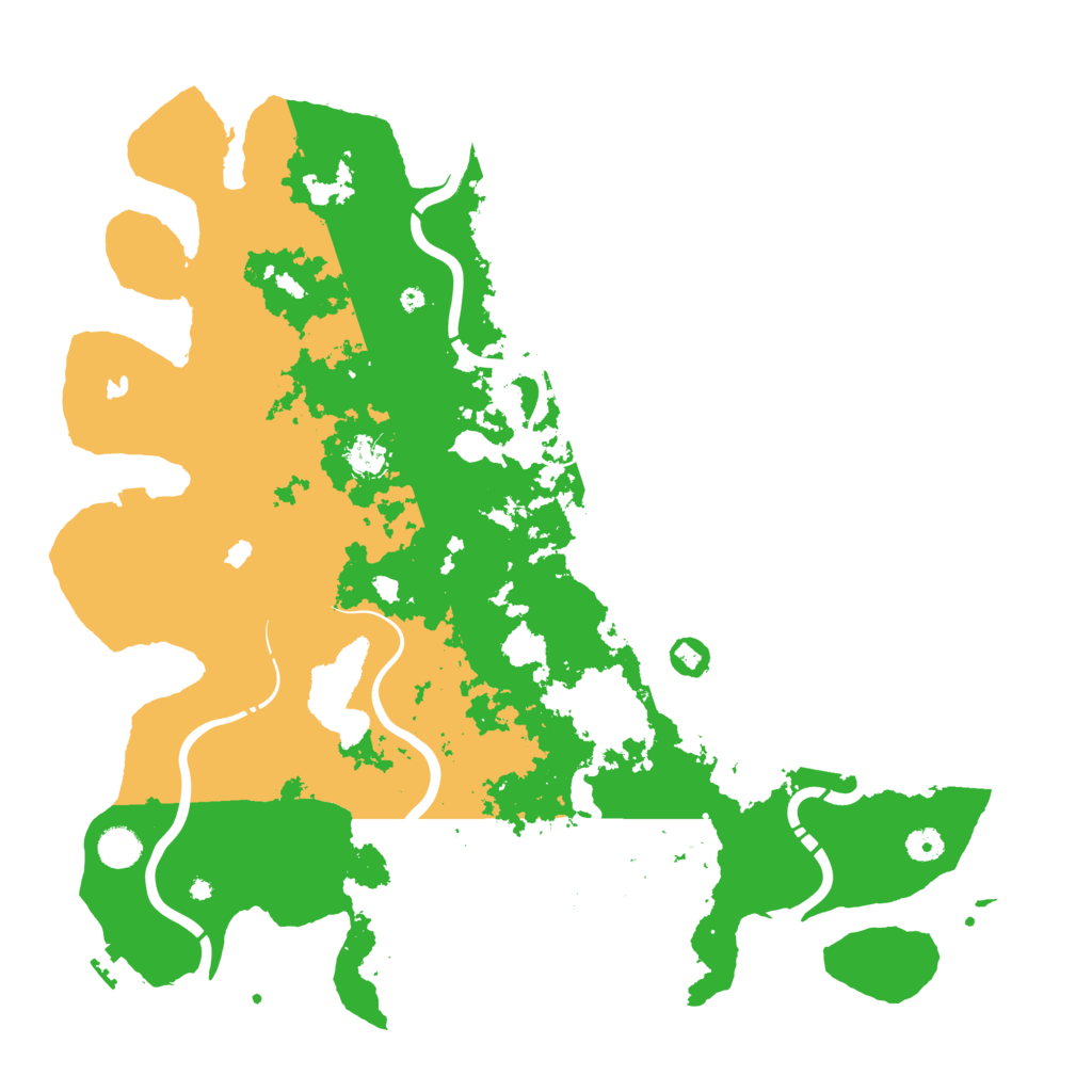 Biome Rust Map: Procedural Map, Size: 4600, Seed: 668899