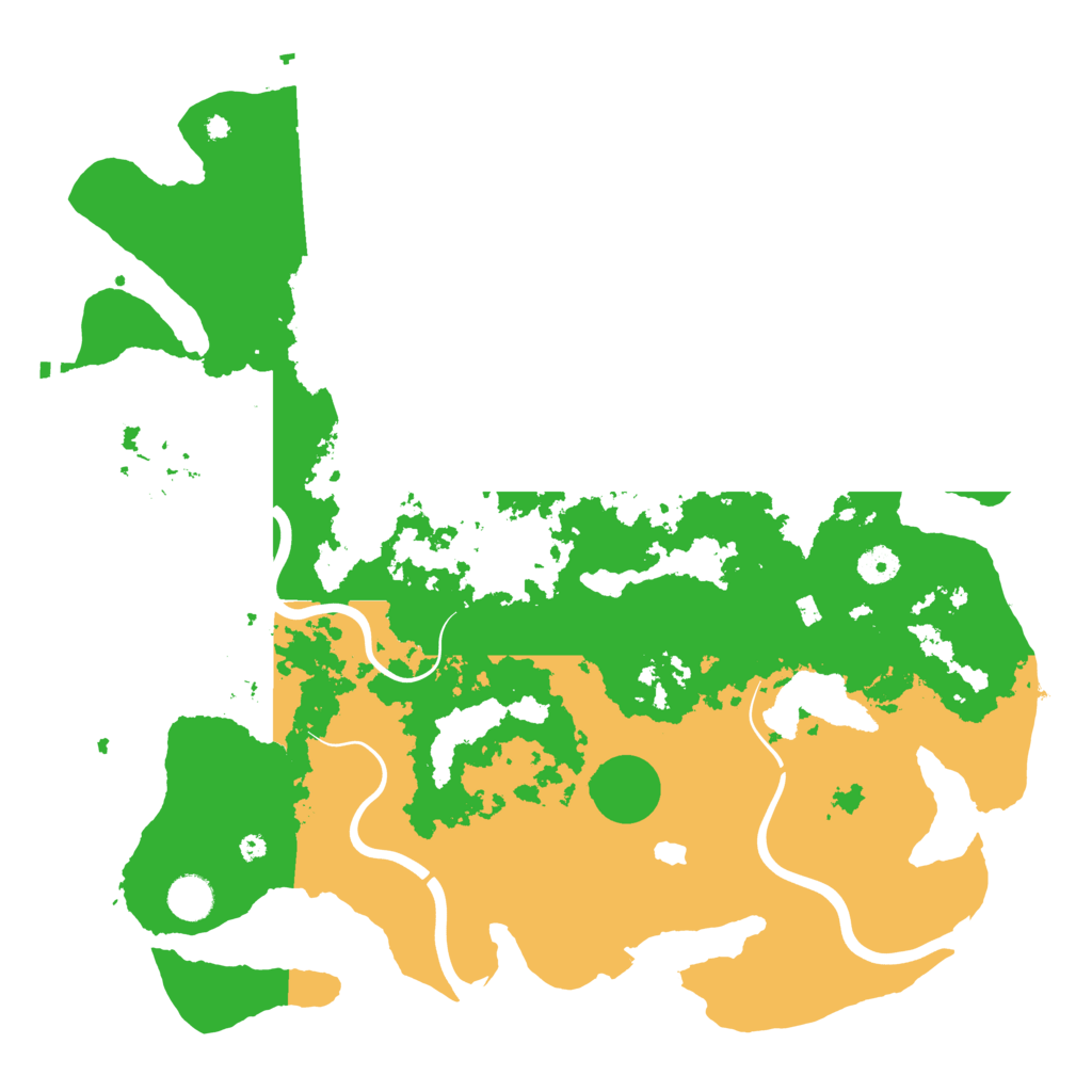 Biome Rust Map: Procedural Map, Size: 4200, Seed: 37972