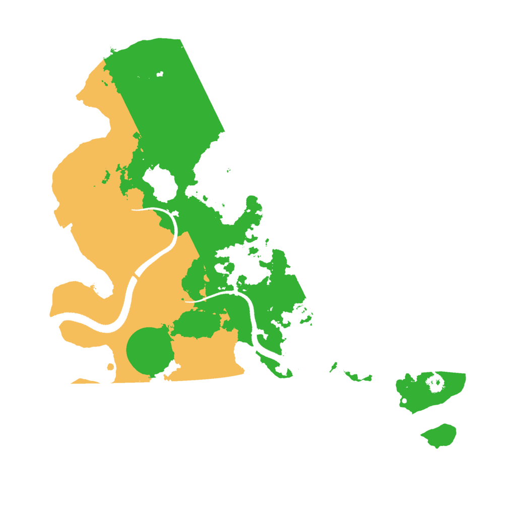 Biome Rust Map: Procedural Map, Size: 3000, Seed: 1224153829