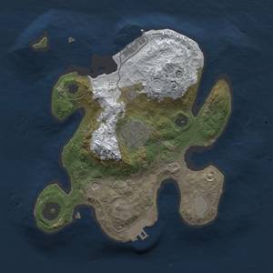 Thumbnail Rust Map: Procedural Map, Size: 2250, Seed: 1, 9 Monuments