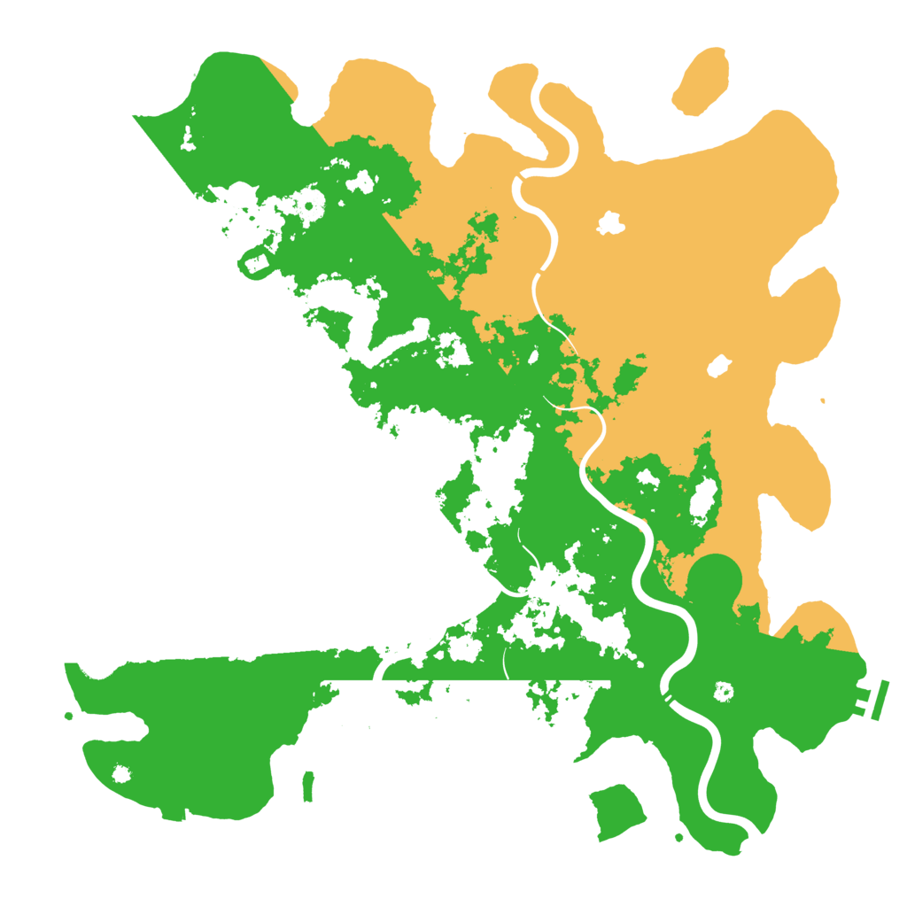 Biome Rust Map: Procedural Map, Size: 4500, Seed: 2090081683