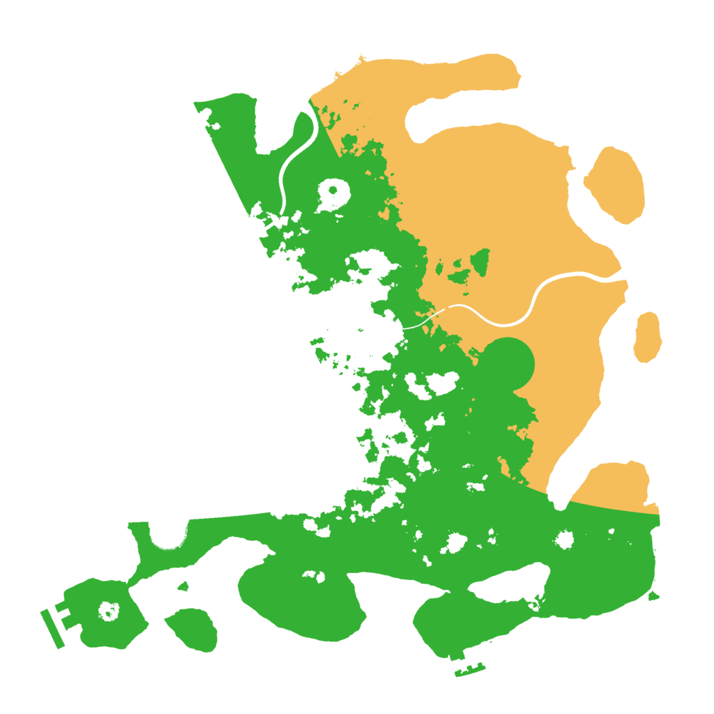 Biome Rust Map: Procedural Map, Size: 3500, Seed: 1389748076