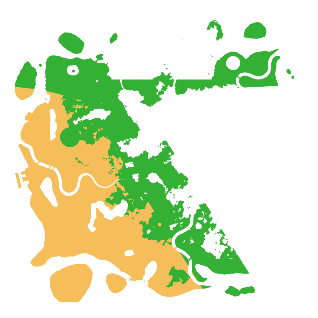 Biome Rust Map: Procedural Map, Size: 4250, Seed: 62222