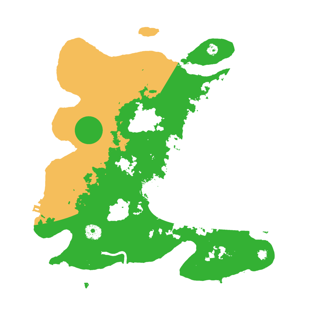 Biome Rust Map: Procedural Map, Size: 3000, Seed: 25339
