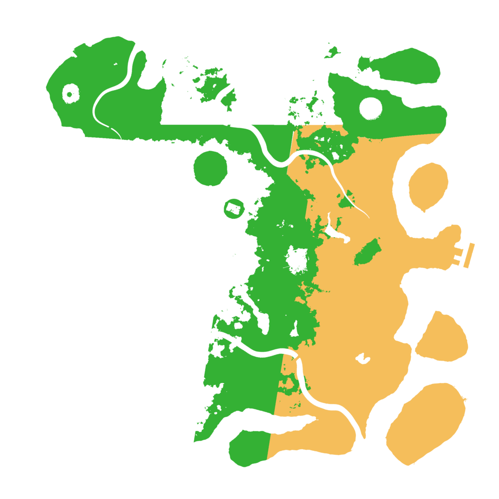 Biome Rust Map: Procedural Map, Size: 4000, Seed: 16326