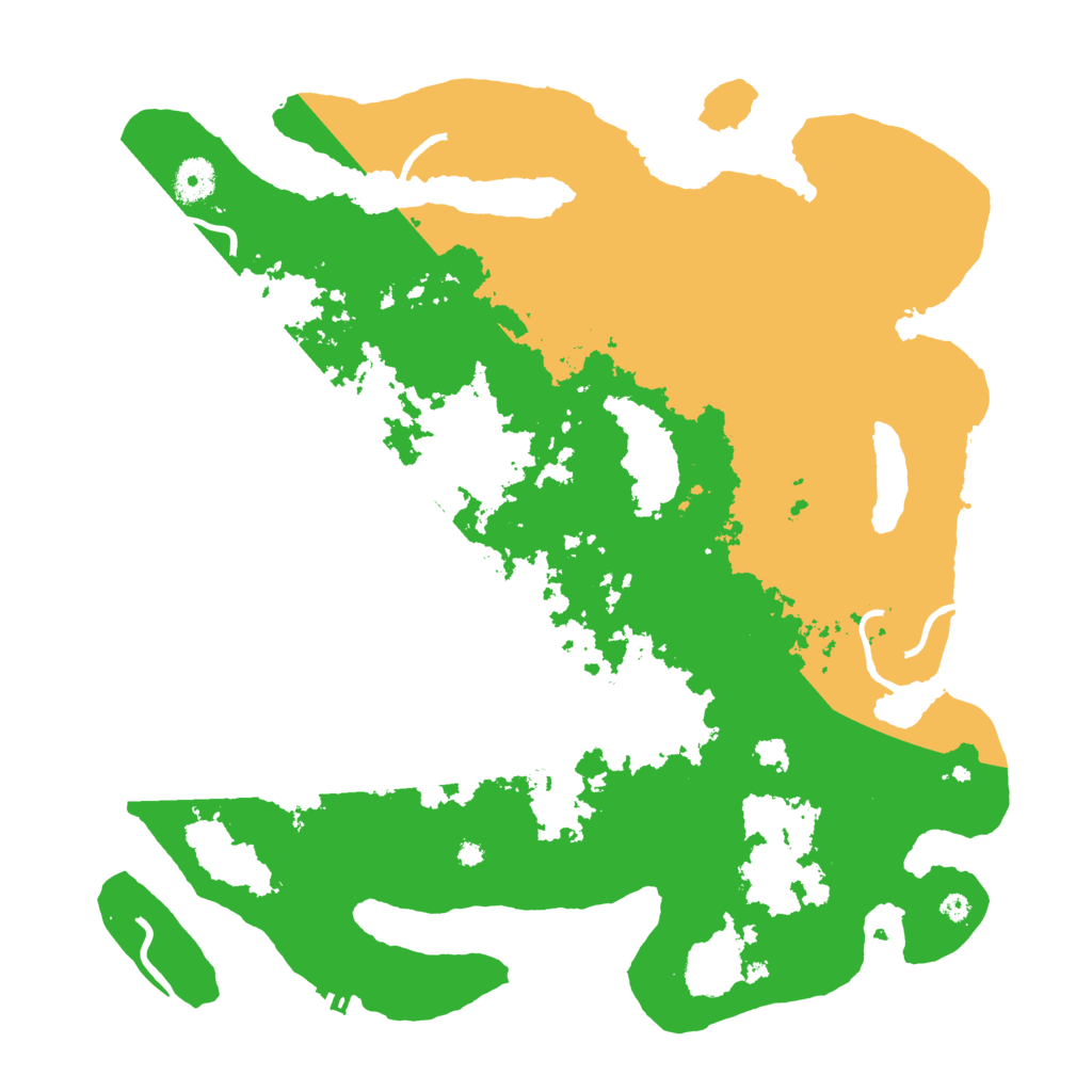 Biome Rust Map: Procedural Map, Size: 4000, Seed: 54813