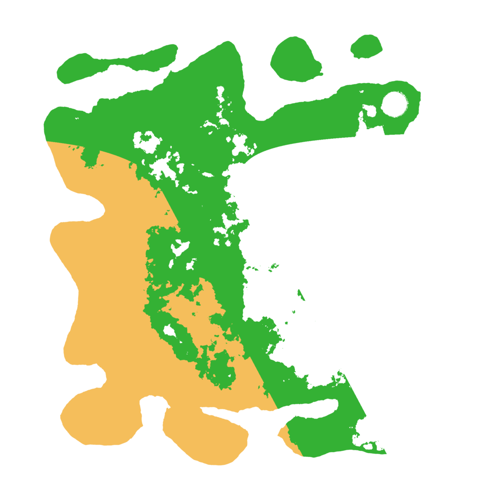 Biome Rust Map: Barren, Size: 3500, Seed: 1459771998