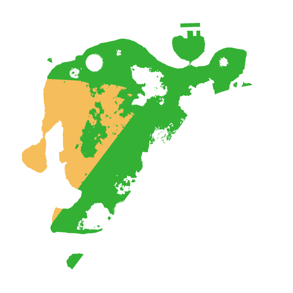 Biome Rust Map: Procedural Map, Size: 3000, Seed: 2280489