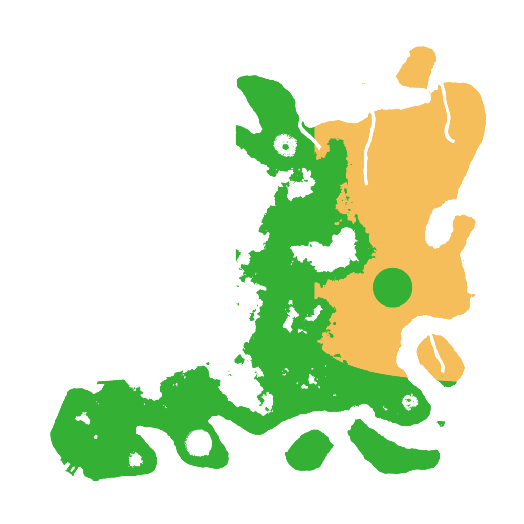 Biome Rust Map: Procedural Map, Size: 3500, Seed: 1673470512