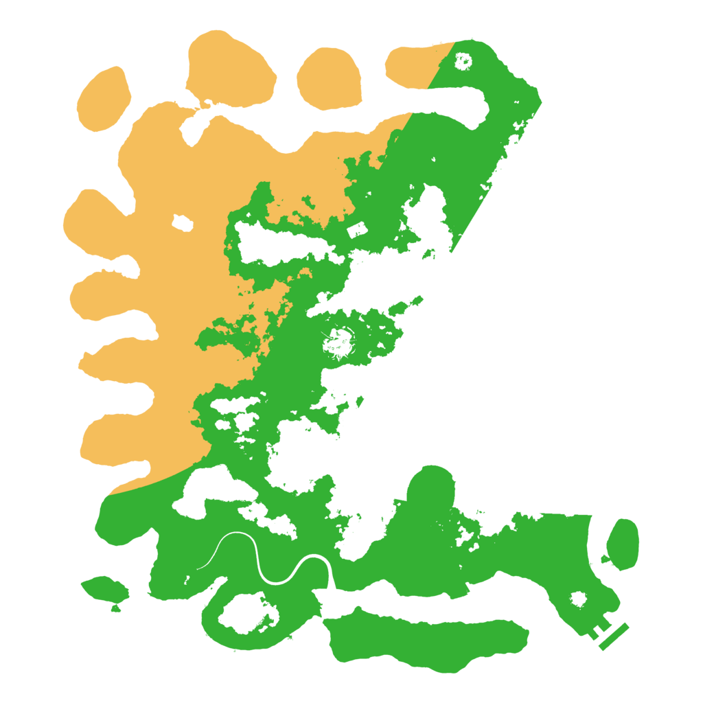 Biome Rust Map: Procedural Map, Size: 4000, Seed: 62782828