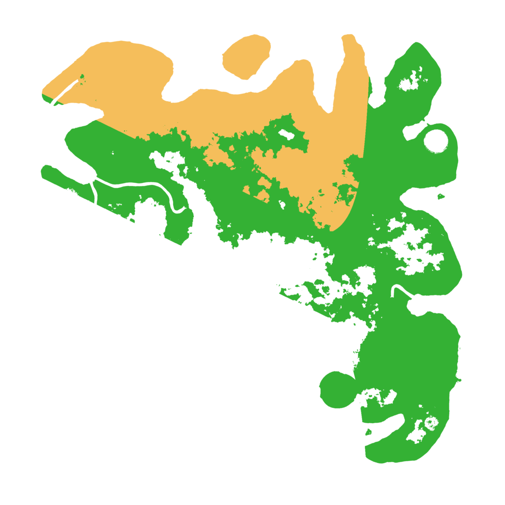 Biome Rust Map: Procedural Map, Size: 3800, Seed: 267845
