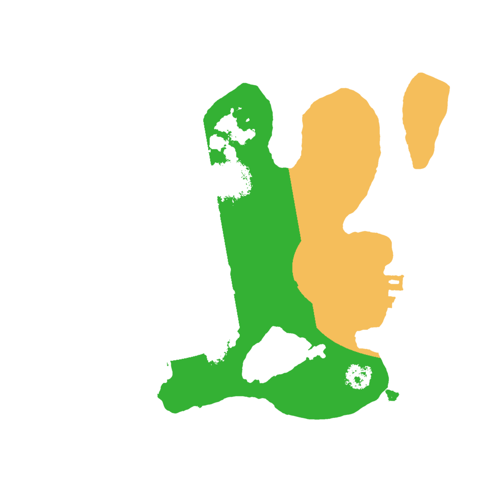 Biome Rust Map: Procedural Map, Size: 2000, Seed: 96521501