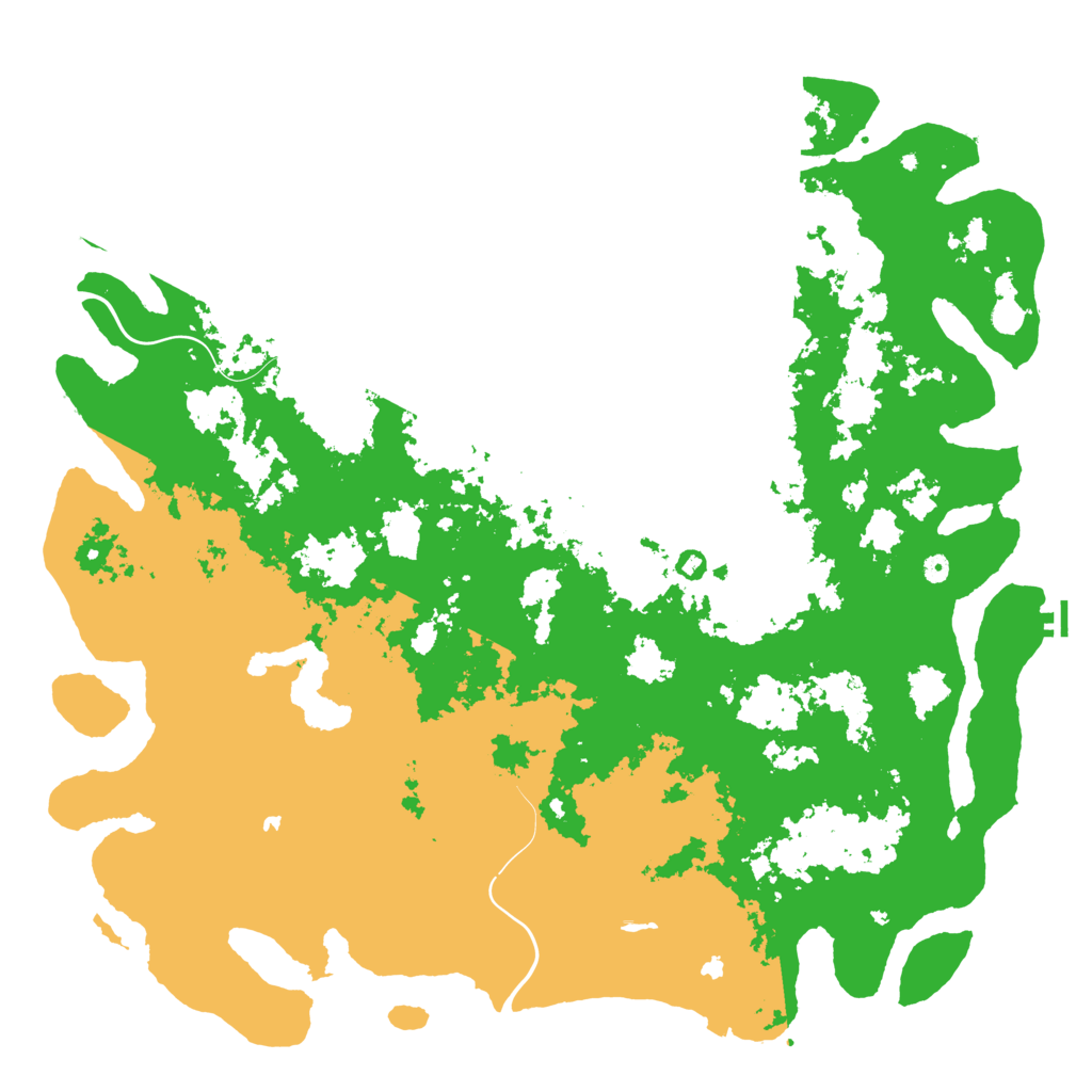Biome Rust Map: Procedural Map, Size: 6000, Seed: 444