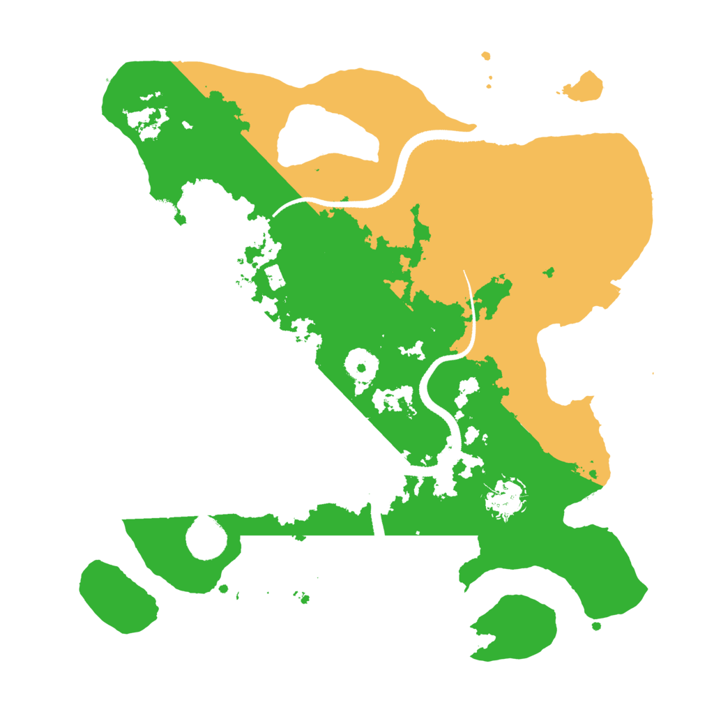 Biome Rust Map: Procedural Map, Size: 3250, Seed: 1385870864