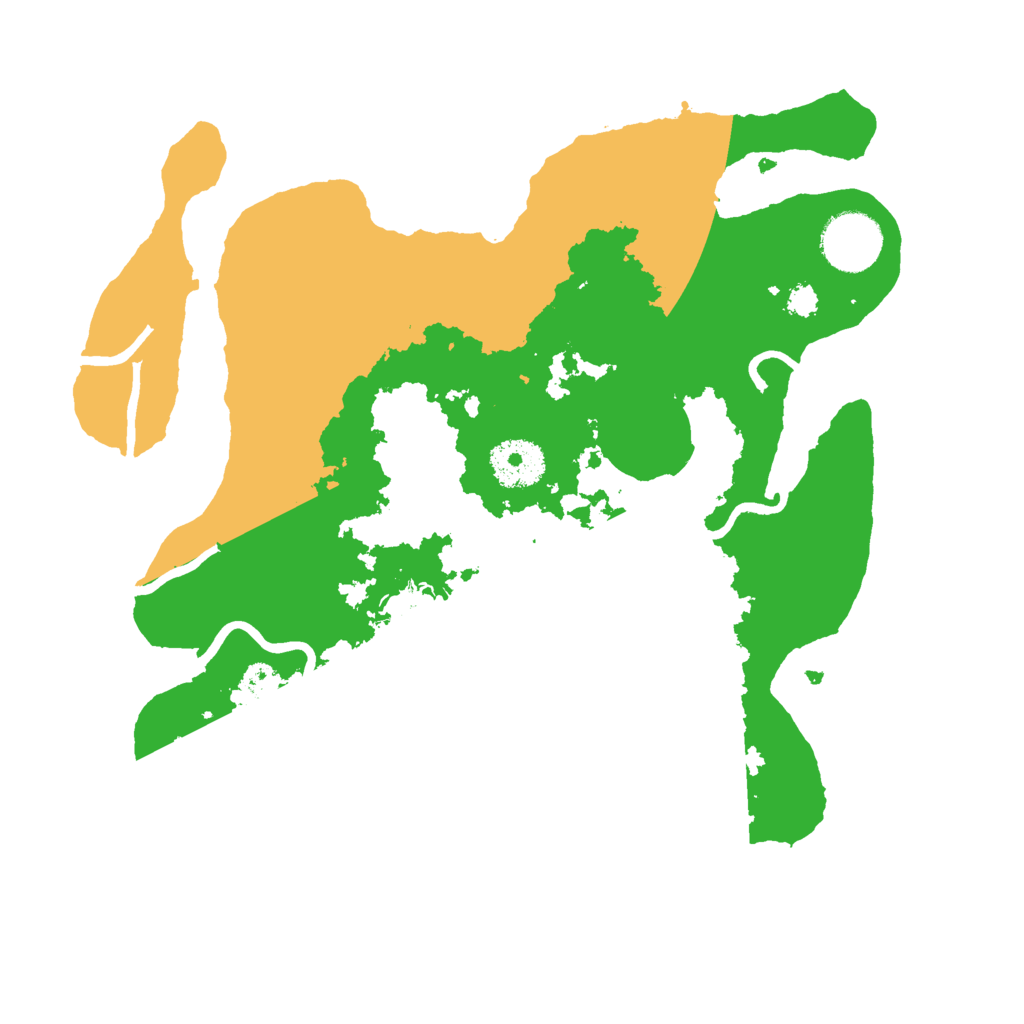 Biome Rust Map: Procedural Map, Size: 3000, Seed: 167400249