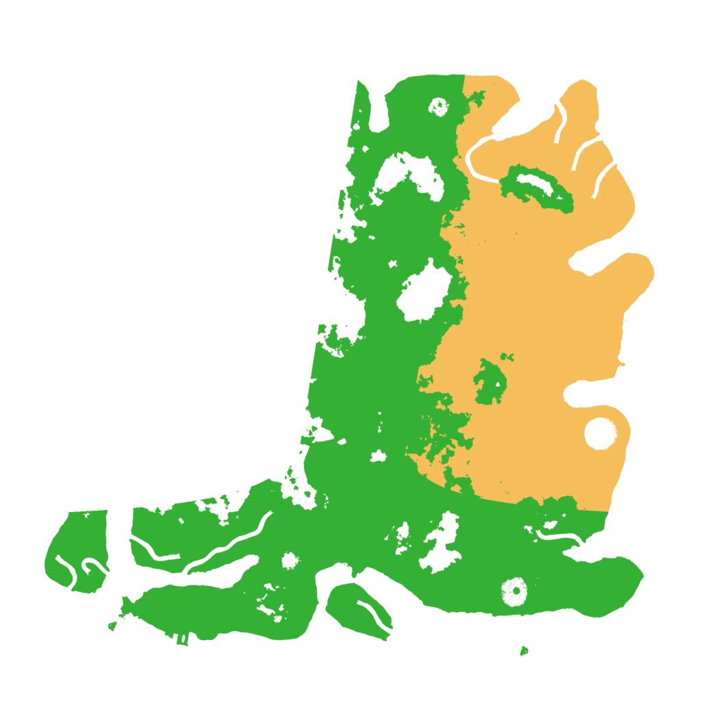 Biome Rust Map: Procedural Map, Size: 3850, Seed: 1998281662