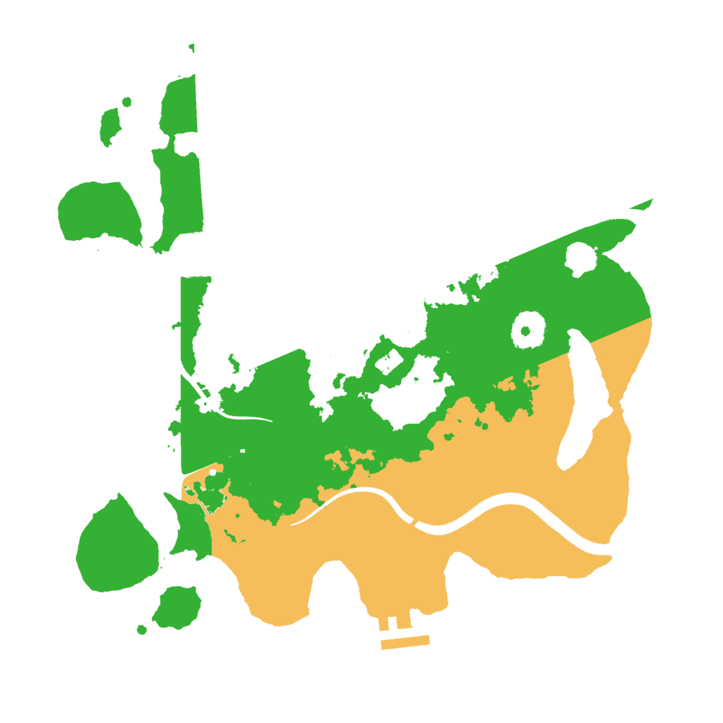 Biome Rust Map: Procedural Map, Size: 3000, Seed: 905663231