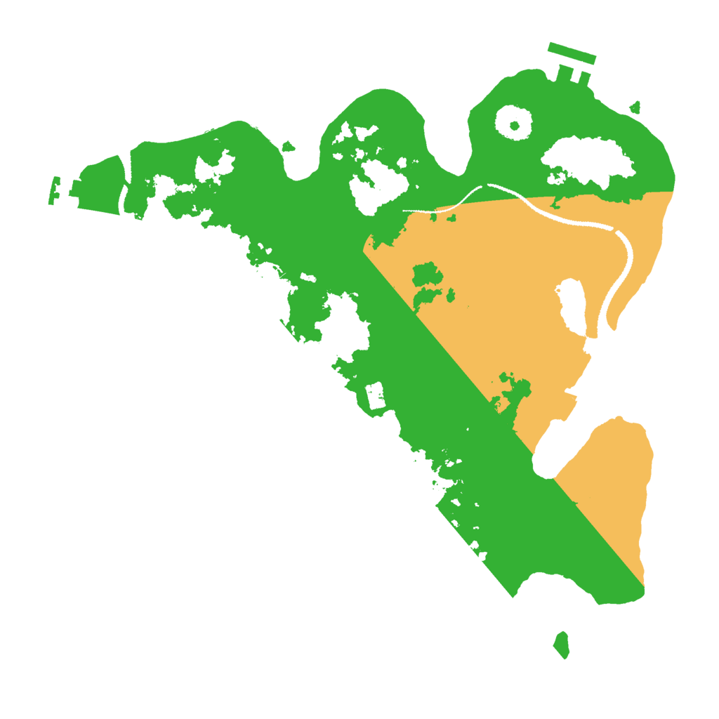 Biome Rust Map: Procedural Map, Size: 3000, Seed: 743107