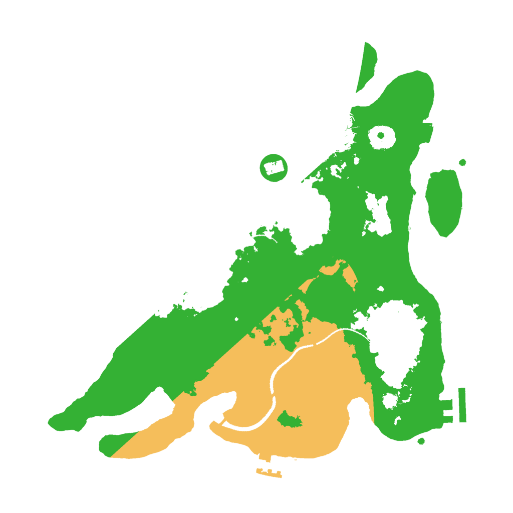 Biome Rust Map: Procedural Map, Size: 3000, Seed: 1888751941