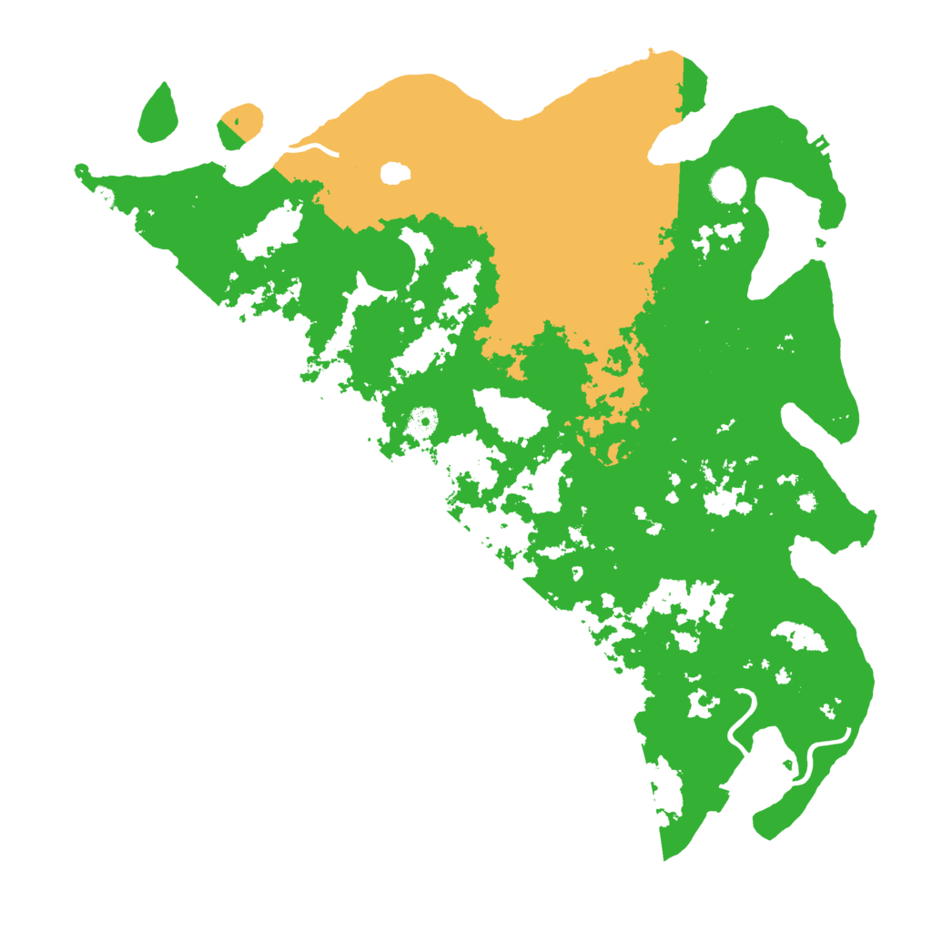 Biome Rust Map: Procedural Map, Size: 4500, Seed: 21974