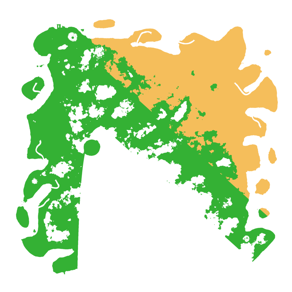Biome Rust Map: Procedural Map, Size: 4800, Seed: 426487005