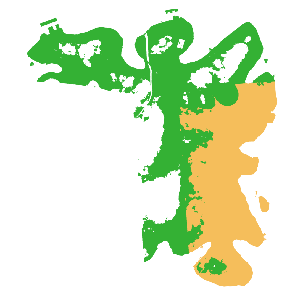 Biome Rust Map: Procedural Map, Size: 3560, Seed: 848465