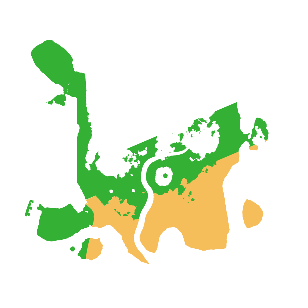 Biome Rust Map: Procedural Map, Size: 2500, Seed: 905663231