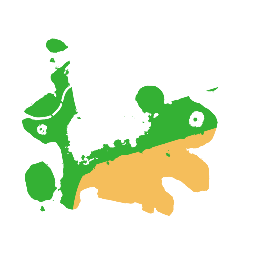 Biome Rust Map: Procedural Map, Size: 2500, Seed: 334899103