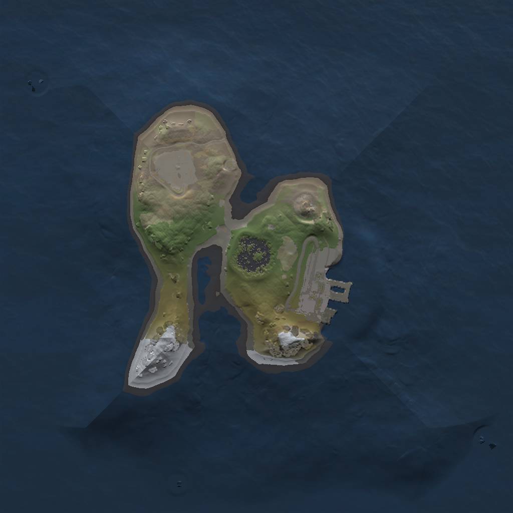 Rust Map: Procedural Map, Size: 1500, Seed: 1665173790, 4 Monuments