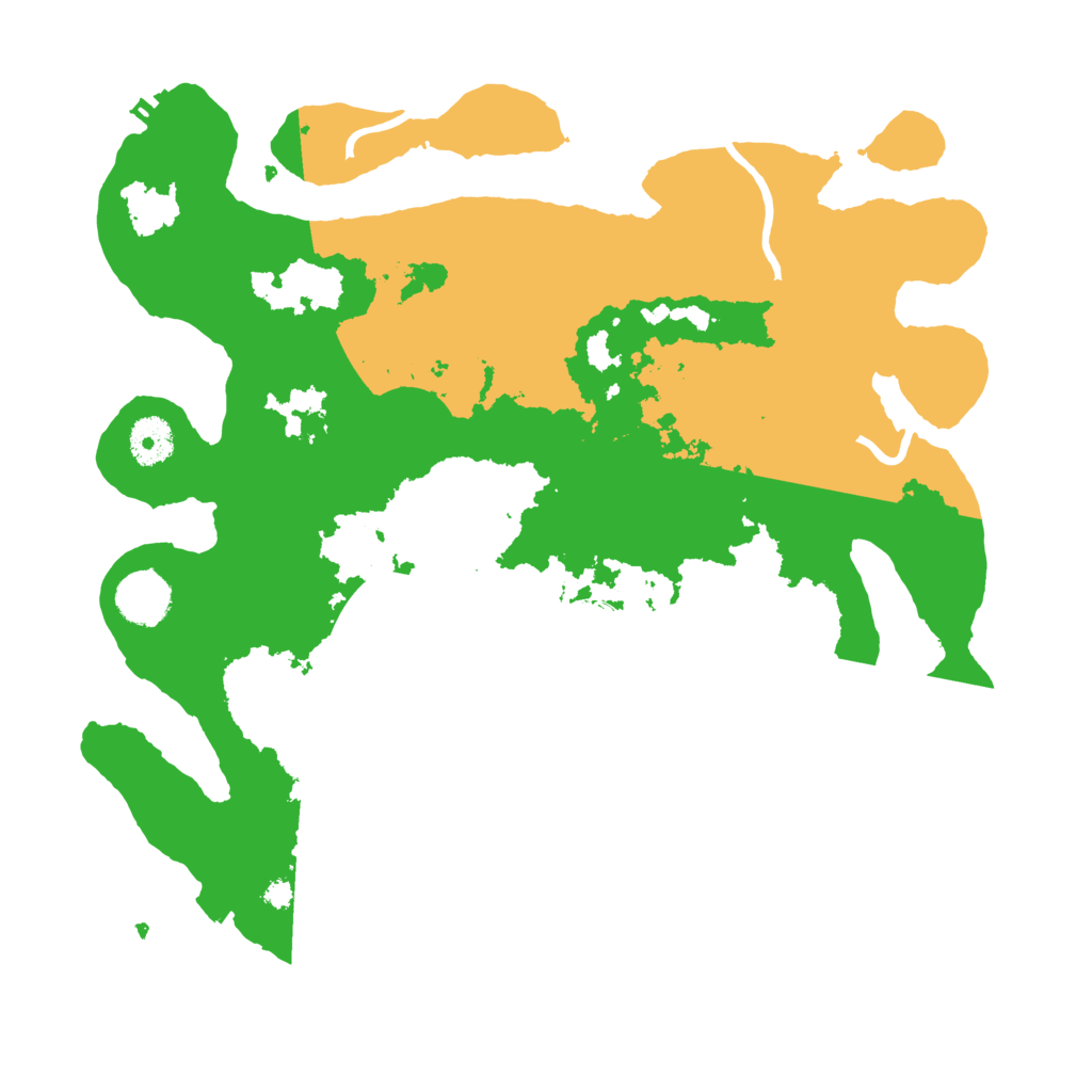 Biome Rust Map: Procedural Map, Size: 3580, Seed: 668095