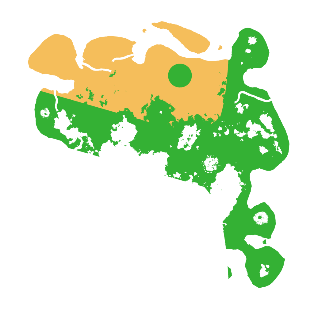 Biome Rust Map: Procedural Map, Size: 3500, Seed: 1771725450