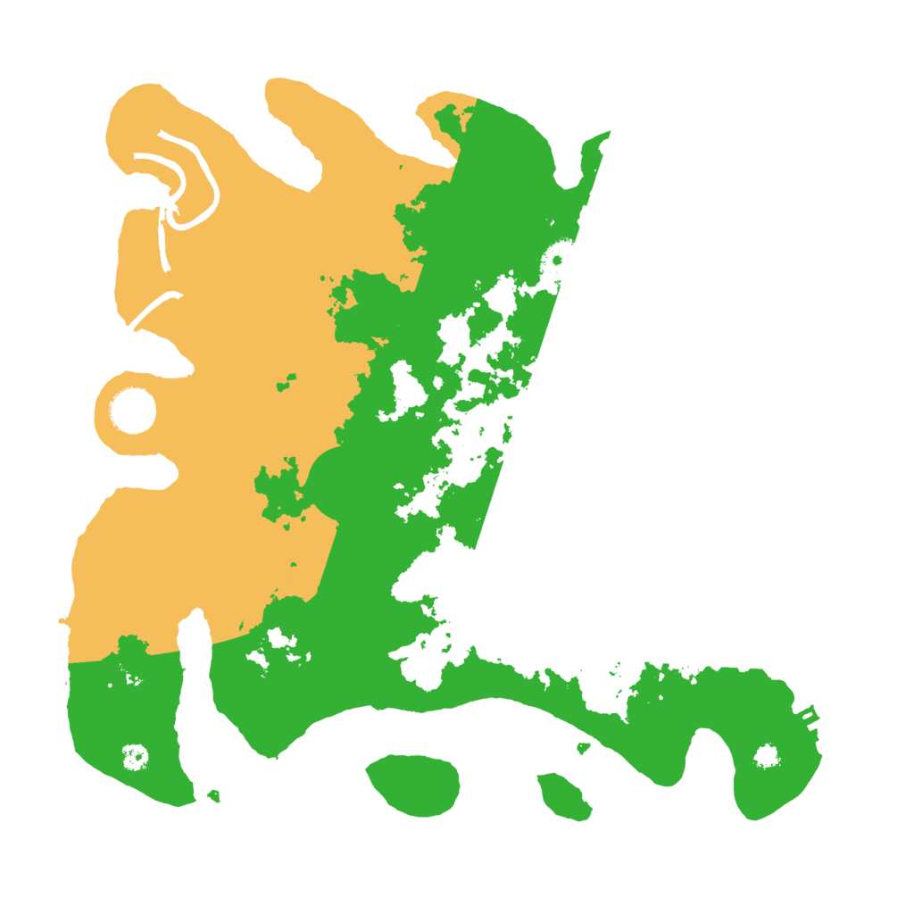 Biome Rust Map: Procedural Map, Size: 3500, Seed: 9635265