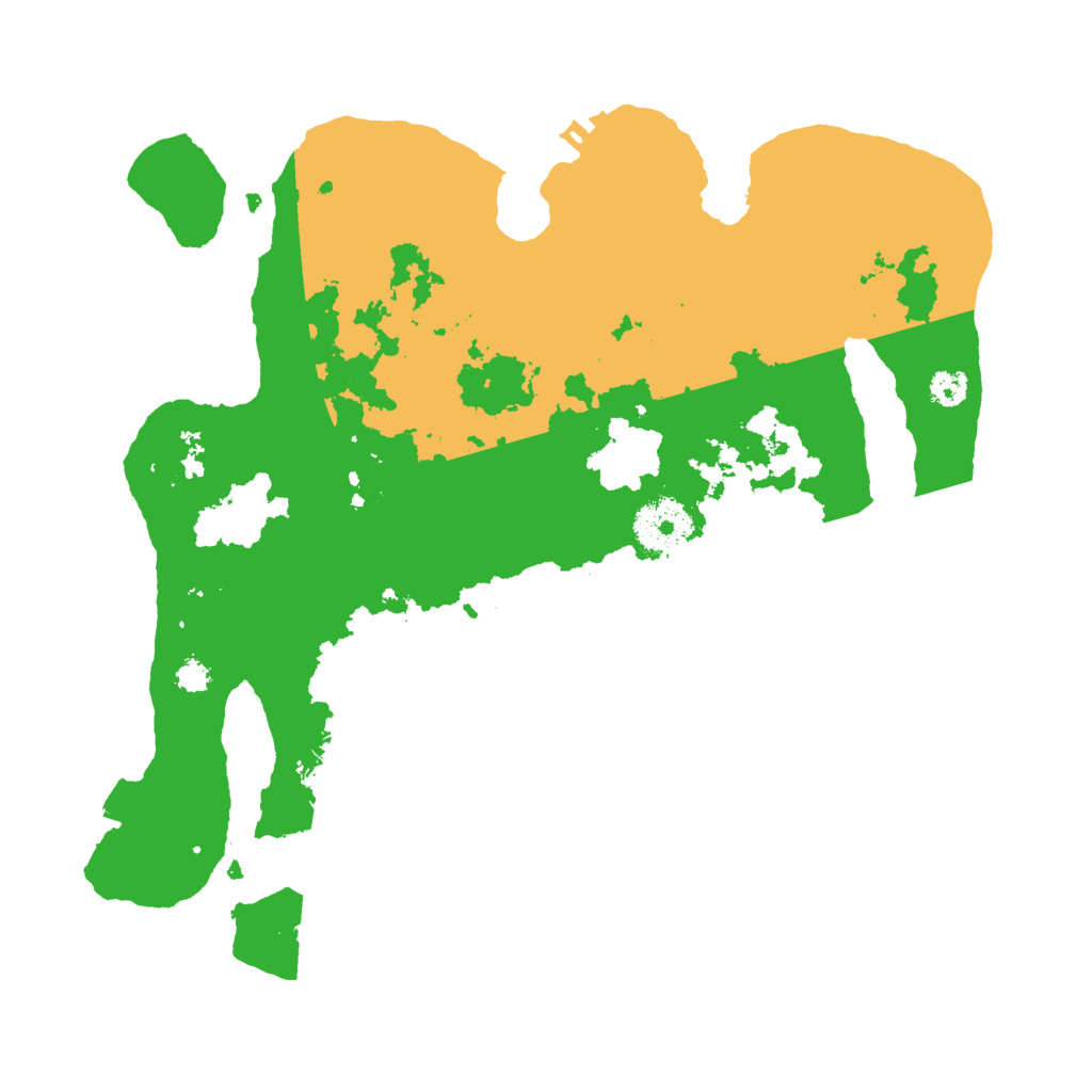 Biome Rust Map: Procedural Map, Size: 3000, Seed: 434476
