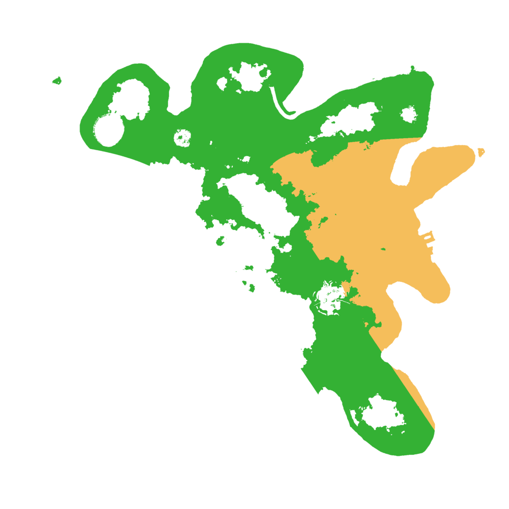 Biome Rust Map: Procedural Map, Size: 3000, Seed: 54254245