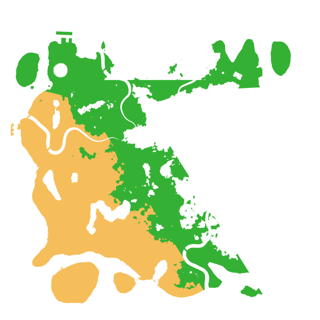 Biome Rust Map: Procedural Map, Size: 4000, Seed: 62222