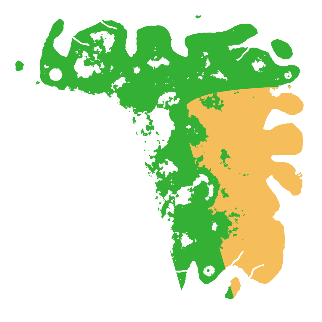 Biome Rust Map: Procedural Map, Size: 4500, Seed: 1321391476